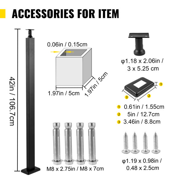 VEVOR Stair Rod Set Wayfair